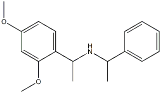 [1-(2,4-dimethoxyphenyl)ethyl](1-phenylethyl)amine 구조식 이미지
