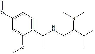 [1-(2,4-dimethoxyphenyl)ethyl][2-(dimethylamino)-3-methylbutyl]amine 구조식 이미지