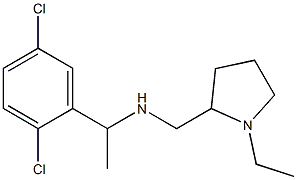 [1-(2,5-dichlorophenyl)ethyl][(1-ethylpyrrolidin-2-yl)methyl]amine Structure