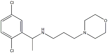 [1-(2,5-dichlorophenyl)ethyl][3-(morpholin-4-yl)propyl]amine Structure