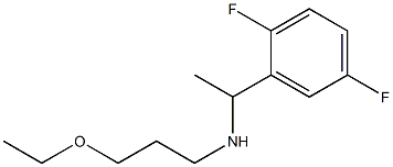 [1-(2,5-difluorophenyl)ethyl](3-ethoxypropyl)amine Structure
