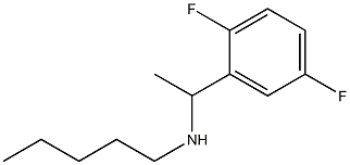 [1-(2,5-difluorophenyl)ethyl](pentyl)amine Structure
