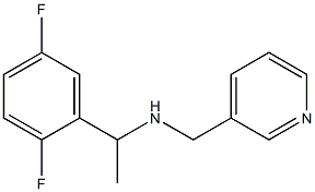 [1-(2,5-difluorophenyl)ethyl](pyridin-3-ylmethyl)amine 구조식 이미지