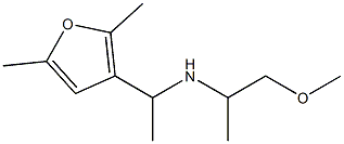 [1-(2,5-dimethylfuran-3-yl)ethyl](1-methoxypropan-2-yl)amine 구조식 이미지