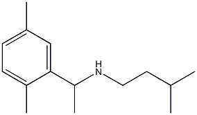 [1-(2,5-dimethylphenyl)ethyl](3-methylbutyl)amine 구조식 이미지
