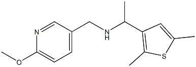 [1-(2,5-dimethylthiophen-3-yl)ethyl][(6-methoxypyridin-3-yl)methyl]amine 구조식 이미지