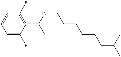 [1-(2,6-difluorophenyl)ethyl](7-methyloctyl)amine Structure