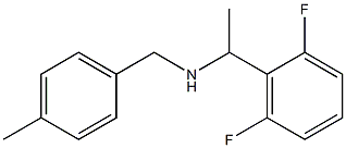 [1-(2,6-difluorophenyl)ethyl][(4-methylphenyl)methyl]amine 구조식 이미지