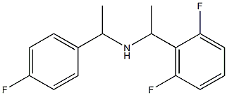 [1-(2,6-difluorophenyl)ethyl][1-(4-fluorophenyl)ethyl]amine Structure