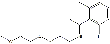 [1-(2,6-difluorophenyl)ethyl][3-(2-methoxyethoxy)propyl]amine Structure