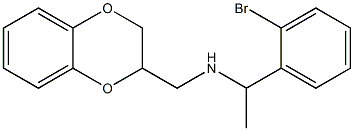 [1-(2-bromophenyl)ethyl](2,3-dihydro-1,4-benzodioxin-2-ylmethyl)amine 구조식 이미지