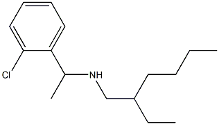 [1-(2-chlorophenyl)ethyl](2-ethylhexyl)amine 구조식 이미지