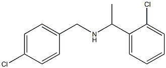 [1-(2-chlorophenyl)ethyl][(4-chlorophenyl)methyl]amine Structure