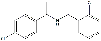 [1-(2-chlorophenyl)ethyl][1-(4-chlorophenyl)ethyl]amine Structure