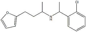 [1-(2-chlorophenyl)ethyl][4-(furan-2-yl)butan-2-yl]amine 구조식 이미지