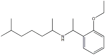 [1-(2-ethoxyphenyl)ethyl](6-methylheptan-2-yl)amine 구조식 이미지