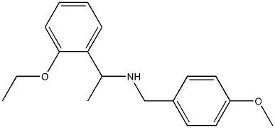 [1-(2-ethoxyphenyl)ethyl][(4-methoxyphenyl)methyl]amine 구조식 이미지