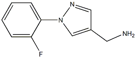 [1-(2-fluorophenyl)-1H-pyrazol-4-yl]methylamine 구조식 이미지