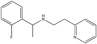 [1-(2-fluorophenyl)ethyl][2-(pyridin-2-yl)ethyl]amine Structure