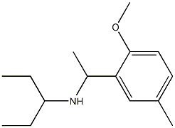 [1-(2-methoxy-5-methylphenyl)ethyl](pentan-3-yl)amine 구조식 이미지