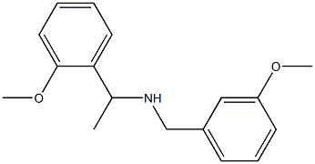 [1-(2-methoxyphenyl)ethyl][(3-methoxyphenyl)methyl]amine 구조식 이미지