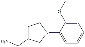 [1-(2-methoxyphenyl)pyrrolidin-3-yl]methylamine Structure