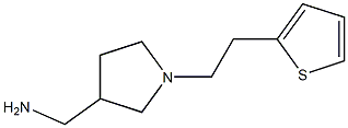 [1-(2-thien-2-ylethyl)pyrrolidin-3-yl]methylamine 구조식 이미지