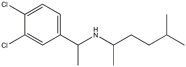 [1-(3,4-dichlorophenyl)ethyl](5-methylhexan-2-yl)amine Structure