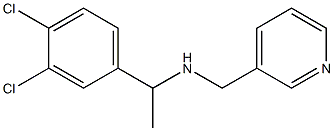 [1-(3,4-dichlorophenyl)ethyl](pyridin-3-ylmethyl)amine Structure