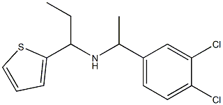 [1-(3,4-dichlorophenyl)ethyl][1-(thiophen-2-yl)propyl]amine Structure