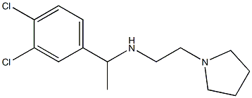 [1-(3,4-dichlorophenyl)ethyl][2-(pyrrolidin-1-yl)ethyl]amine Structure