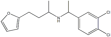 [1-(3,4-dichlorophenyl)ethyl][4-(furan-2-yl)butan-2-yl]amine Structure