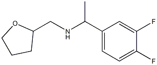 [1-(3,4-difluorophenyl)ethyl](oxolan-2-ylmethyl)amine Structure