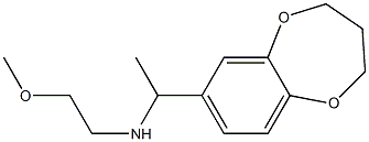 [1-(3,4-dihydro-2H-1,5-benzodioxepin-7-yl)ethyl](2-methoxyethyl)amine 구조식 이미지