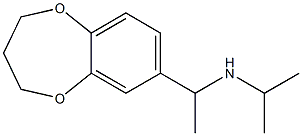 [1-(3,4-dihydro-2H-1,5-benzodioxepin-7-yl)ethyl](propan-2-yl)amine Structure