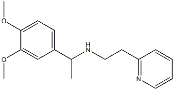 [1-(3,4-dimethoxyphenyl)ethyl][2-(pyridin-2-yl)ethyl]amine 구조식 이미지