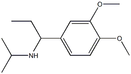 [1-(3,4-dimethoxyphenyl)propyl](propan-2-yl)amine Structure