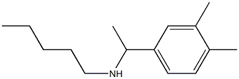 [1-(3,4-dimethylphenyl)ethyl](pentyl)amine Structure