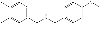 [1-(3,4-dimethylphenyl)ethyl][(4-methoxyphenyl)methyl]amine 구조식 이미지