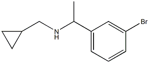 [1-(3-bromophenyl)ethyl](cyclopropylmethyl)amine 구조식 이미지