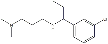 [1-(3-chlorophenyl)propyl][3-(dimethylamino)propyl]amine 구조식 이미지