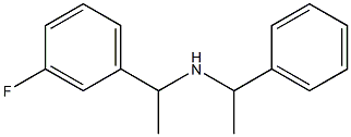 [1-(3-fluorophenyl)ethyl](1-phenylethyl)amine Structure