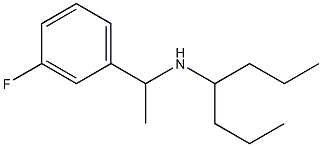 [1-(3-fluorophenyl)ethyl](heptan-4-yl)amine 구조식 이미지