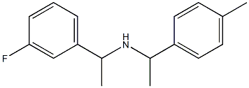 [1-(3-fluorophenyl)ethyl][1-(4-methylphenyl)ethyl]amine 구조식 이미지