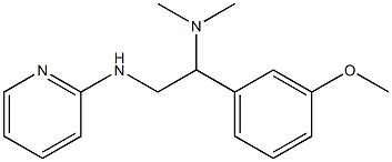 [1-(3-methoxyphenyl)-2-(pyridin-2-ylamino)ethyl]dimethylamine 구조식 이미지