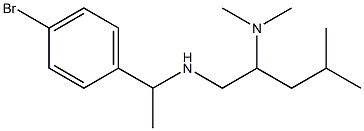 [1-(4-bromophenyl)ethyl][2-(dimethylamino)-4-methylpentyl]amine Structure