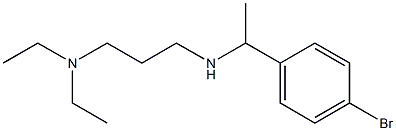 [1-(4-bromophenyl)ethyl][3-(diethylamino)propyl]amine Structure