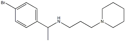 [1-(4-bromophenyl)ethyl][3-(piperidin-1-yl)propyl]amine 구조식 이미지