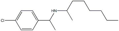 [1-(4-chlorophenyl)ethyl](octan-2-yl)amine Structure