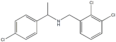[1-(4-chlorophenyl)ethyl][(2,3-dichlorophenyl)methyl]amine Structure